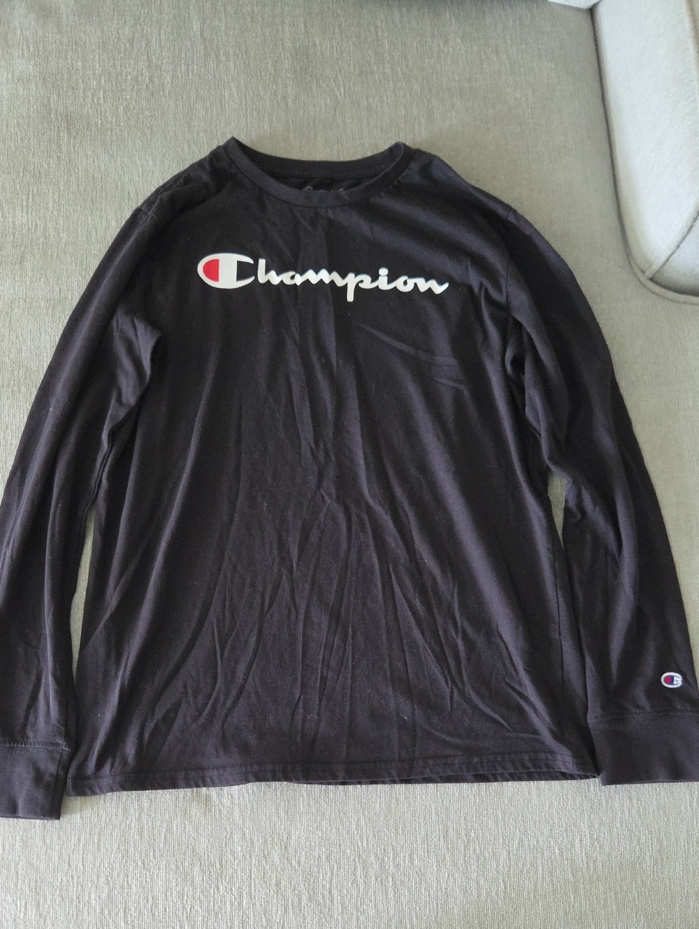 Champion Black Long Sleeve Shirt